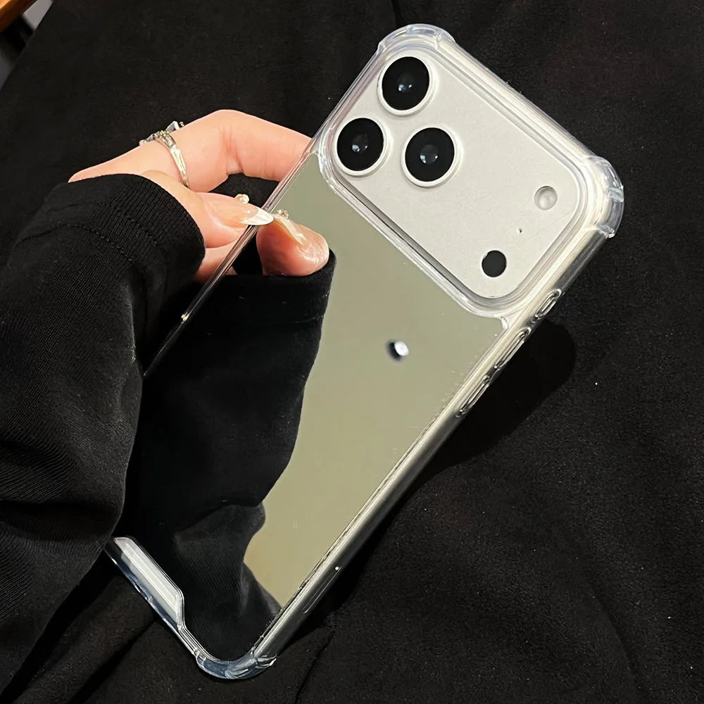 Harte Acryl-Spiegelhülle für iPhone 18 Pro & iPhone 18 Pro Max – Stoßfeste Schützende Rückhülle Kaufschwan®