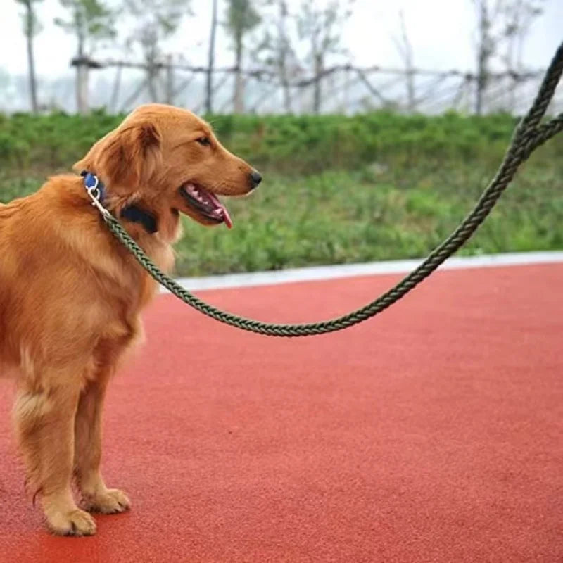 Geflochtene Nylon Hundeleine Stark Dicke Führleine für Große Hunde Bulldog Rottweiler Kaufschwan®