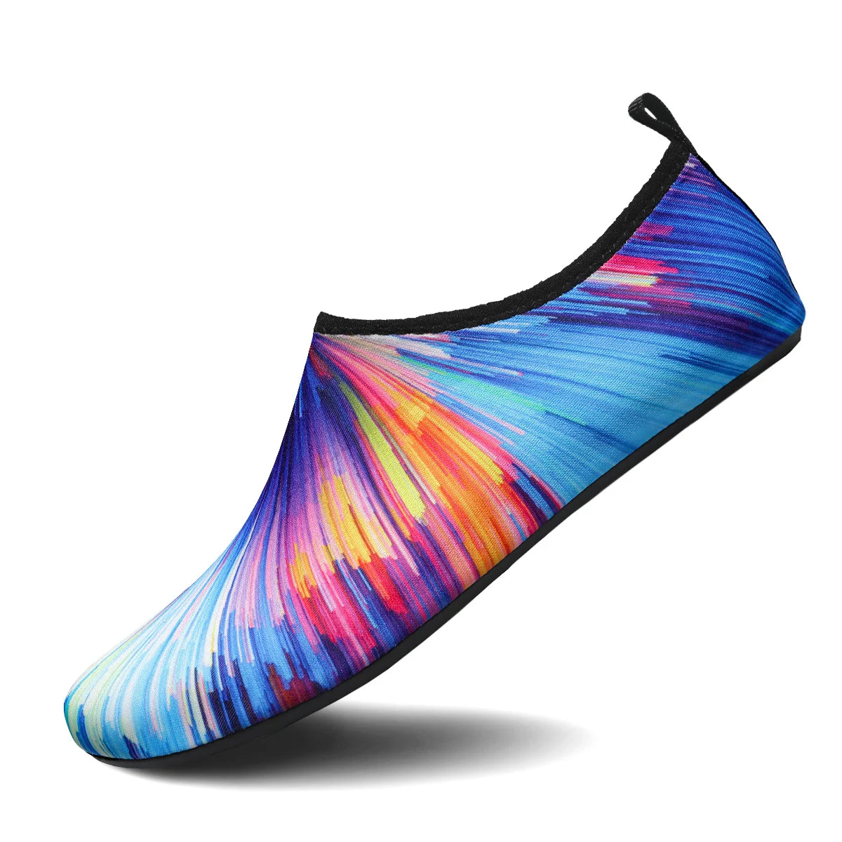 Damen Wasserschuhe Schnell Trocknend – Bequeme Strand & Yoga Schuhe, Atmungsaktive Badeschuhe Kaufschwan® Regenbogen 40