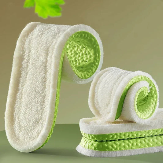 Woll Thermo Einlegesohlen für Schuhe – Stoßdämpfung, Fußgewölbe Unterstützung, Orthopädische Einlagen für Damen & Herren Kaufschwan®