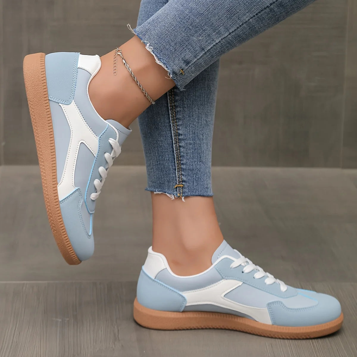 Atmungsaktive Damen Sneaker – Modische Vulcanized Schuhe | Bequeme Walkingschuhe für Frauen Kaufschwan®