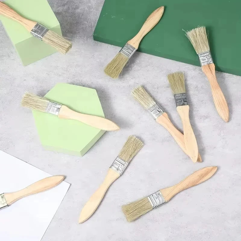 Schweineborsten Pinsel mit Holzgriff – Werkzeug für Malerei, Verputzen und Reinigung Kaufschwan®