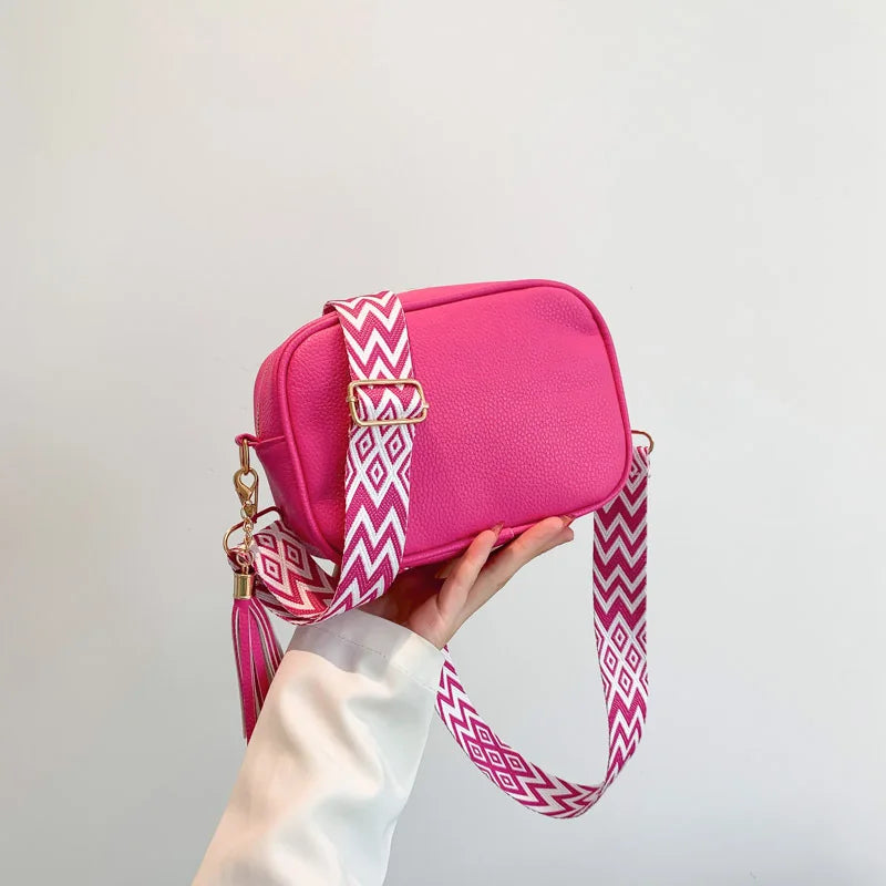 Minimalistische Schultertasche – Damen Umhängetasche mit Großer Kapazität | Einfarbige Kleine Quadratische Crossbody Tasche Kaufschwan®