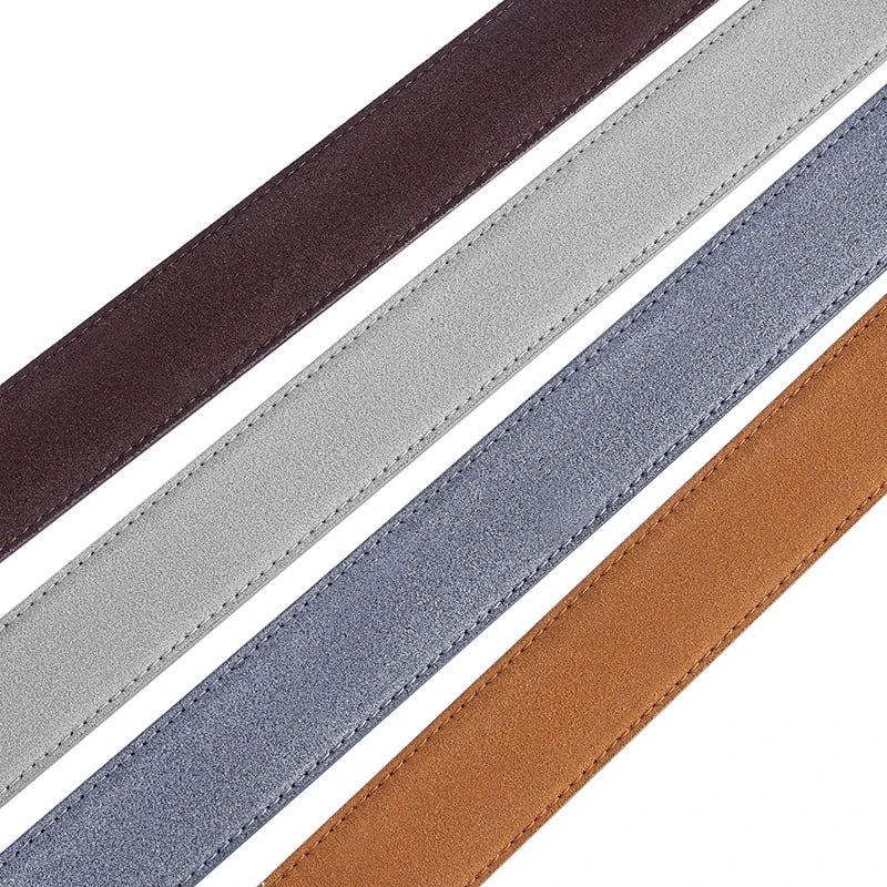 Luxus Wildledergürtel aus Rindsleder für Damen – Vintage Stil mit Goldschnalle | 3,5 cm Breiter Taillengürtel für Kleider & Jeans