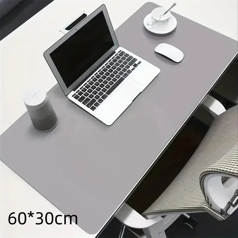 PU Leder Schreibtischunterlage – Groß 60x30cm Wasserdichtes Mousepad | Tastaturmatte & Gaming Mauspad Kaufschwan®