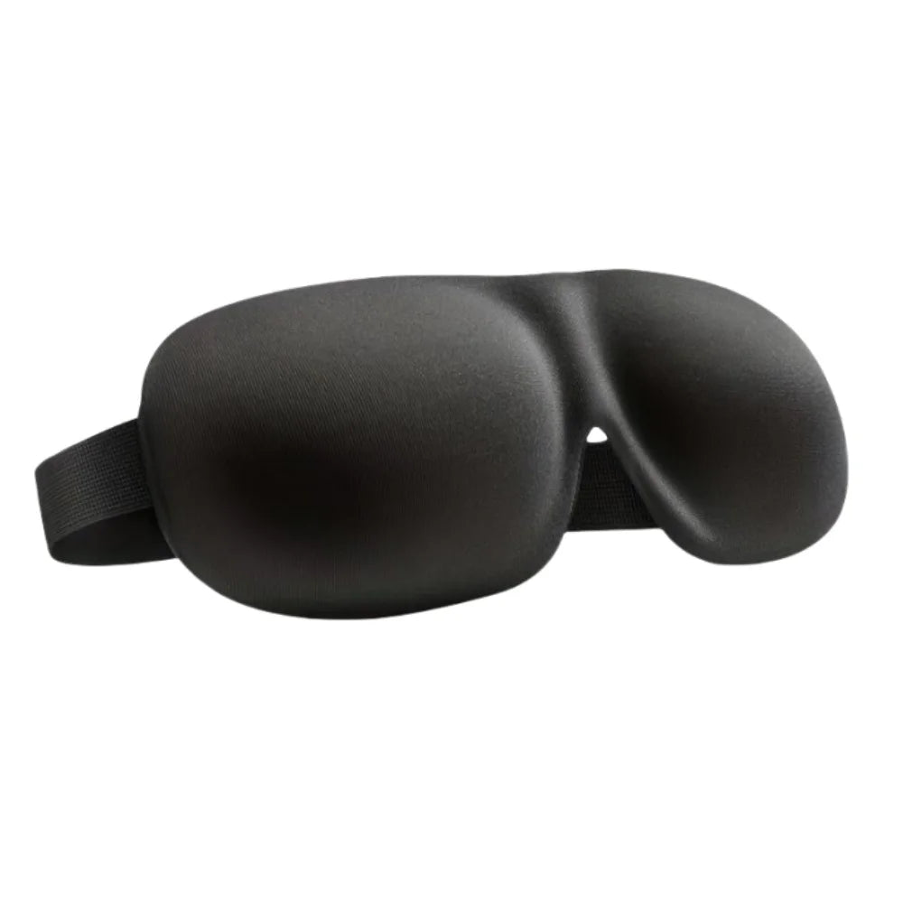 3D Schlafmaske mit Kontur | 100% Lichtblockierende Augenmaske | Ultrasofte, Hautfreundliche & Atmungsaktive Augenabdeckung für Schlaf, Reisen & Yoga Kaufschwan® 1 Stück