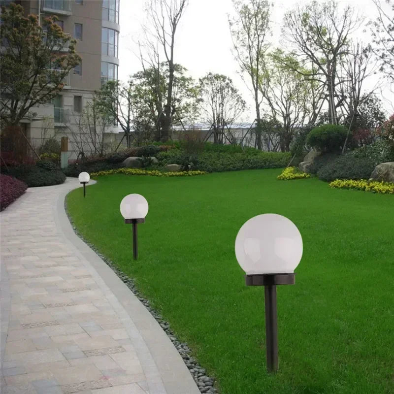 Solar LED Gartenlichter Kaltweiß – Wasserdichte Kugelleuchten für Garten, Hof, Weg & Rasen Kaufschwan®