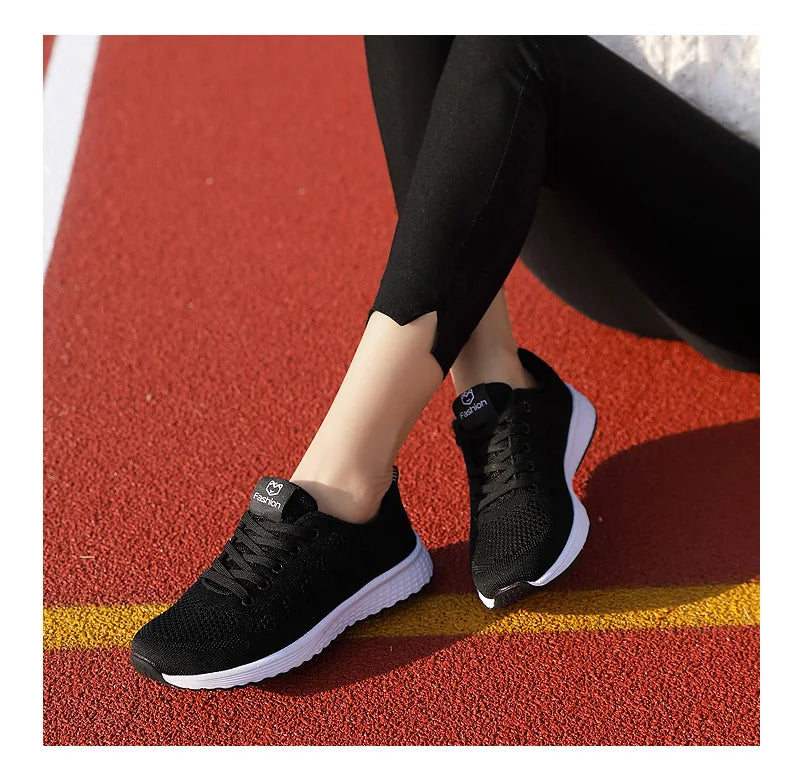 Damen Sportschuhe – Modische Plateau-Sneaker | Frühling & Winter Freizeitschuhe & Laufschuhe für Frauen Kaufschwan®