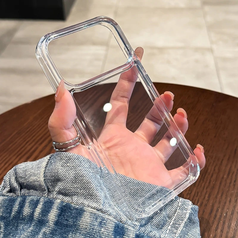 Hochwertige Transparente Acryl-Schutzhülle für iPhone 18 Pro & iPhone 18 Pro Max – Stoßfeste Klare Hülle mit Schützendem Rand Kaufschwan® Transparent iPhone 18