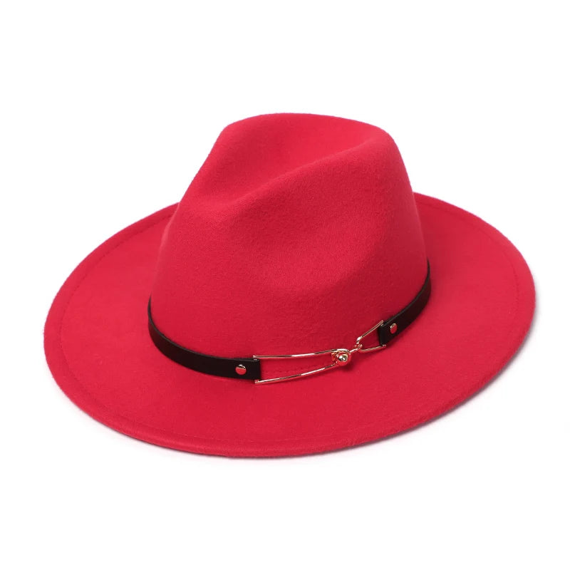 Winter Filz Fedora Hut – Herren Imitationswolle Kirchenhut, Herbst Mode Breiter Zylinderhut, Damen Filzhut Kaufschwan®