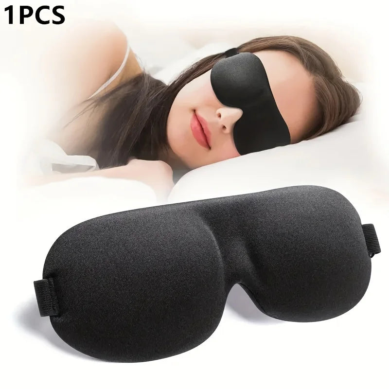 3D Schlafmaske mit Kontur | 100% Lichtblockierende Augenmaske | Ultrasofte, Hautfreundliche & Atmungsaktive Augenabdeckung für Schlaf, Reisen & Yoga Kaufschwan®