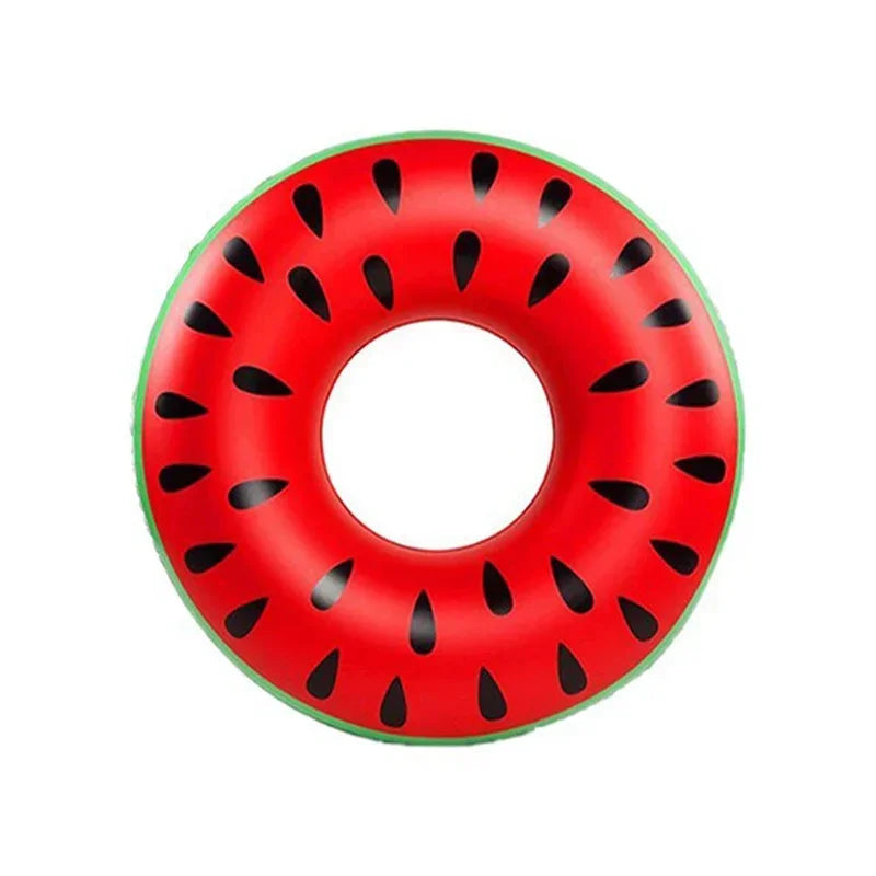 Aufblasbarer Schwimmreifen Pink Coffee Sweet – Schwimmring im Wassermelonen-Design für Kinder & Erwachsene (60-120cm) Kaufschwan®
