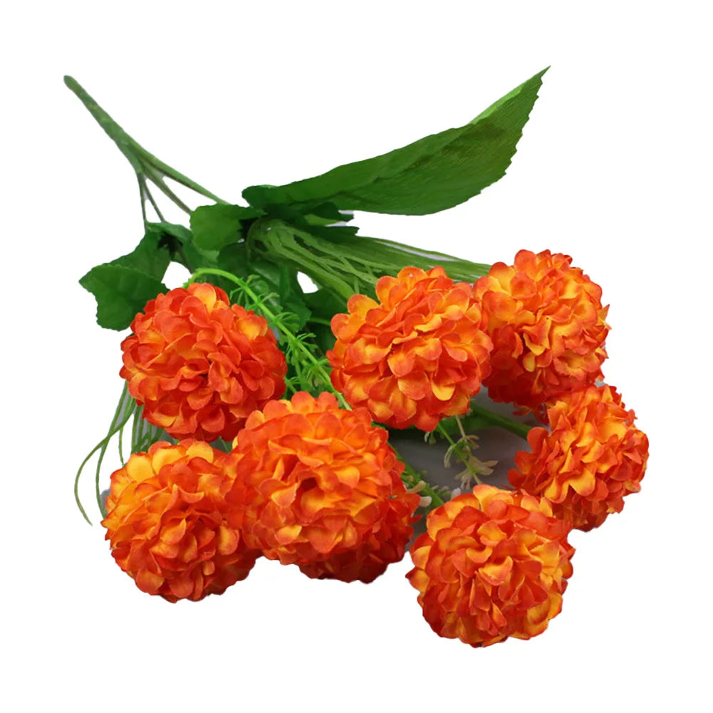 Mehrfarbige Künstliche Seidenhortensien – Kleiner Blumenstrauß für Hochzeit, Weihnachten, Party & DIY Wohnungsdekoration Kaufschwan®