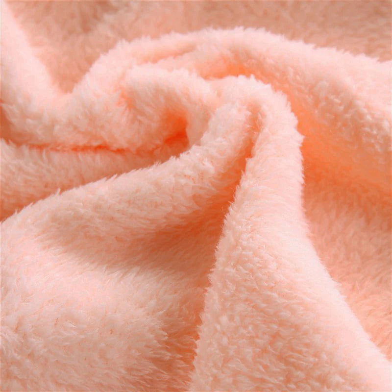 Korallfleece Flanell Decke – Weiche, warme und leichte Bettdecke, Sofabezug, Einfarbig Blau & Rosa Kariert Kunstpelz Kaufschwan®