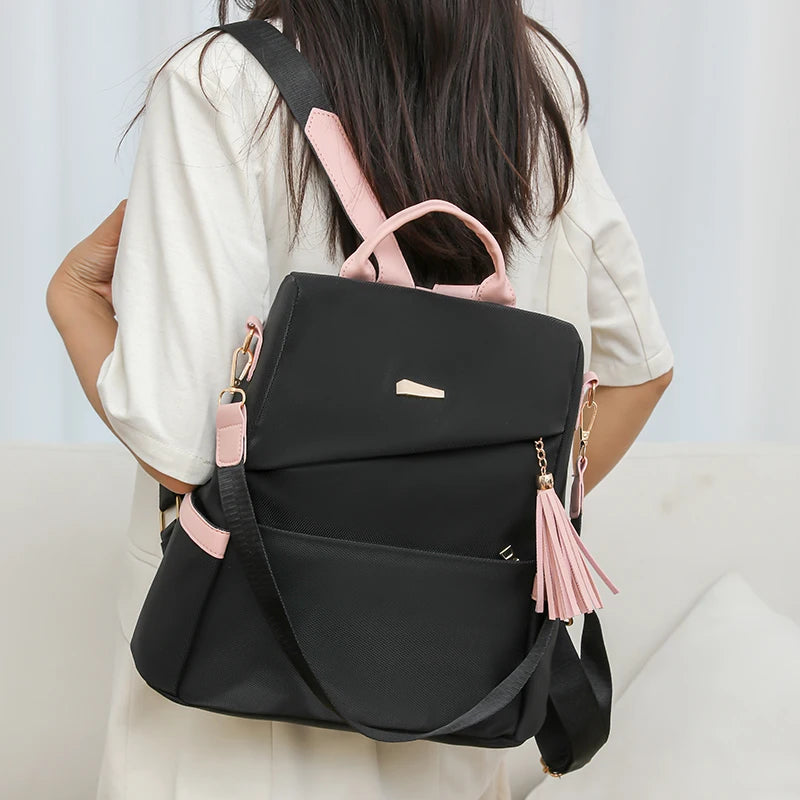 Damen Rucksack Mode | Wasserdicht Weiches Leder Schul- & Reiserucksack Kaufschwan®