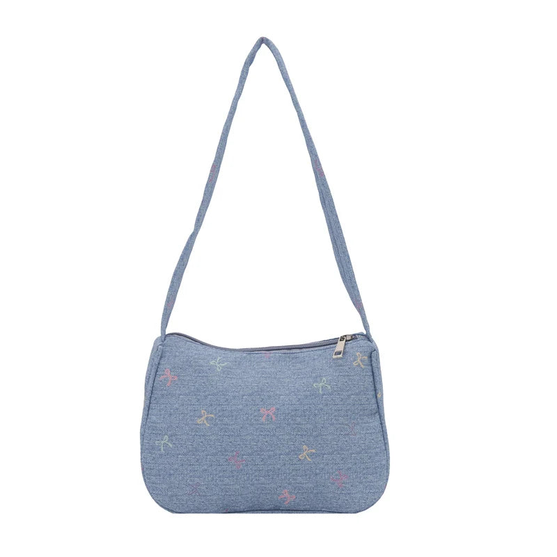 Hochwertige Schultertasche – Vielseitige Damen Crossbody & Tragbare Modische Handtasche Kaufschwan® Himmelblau