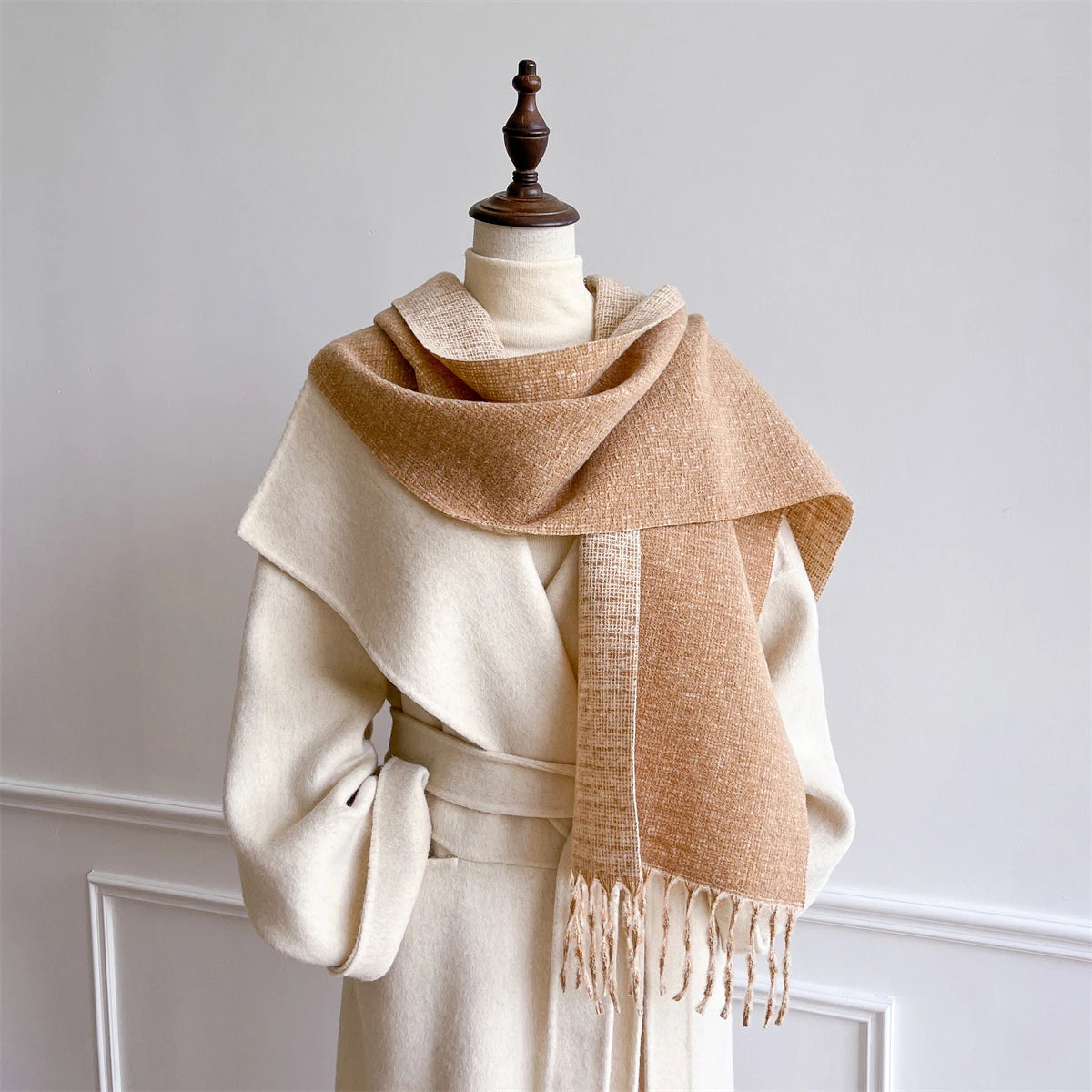 Luxus Damen Schal | Winter Warmer Schal Umschlagtuch & Stola | Pashmina Foulard, Bandana & Decken Poncho