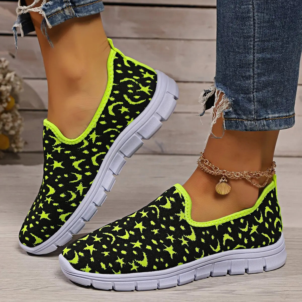 Damen Sportschuhe mit Flacher Sohle – Frühling Runde Zehenform | Bequeme Designer Vulcanized Sneaker für Outdoor & Alltag Kaufschwan®