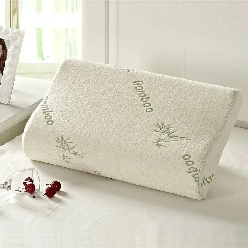 Bambusfaser Memory Foam Kissen 50×30cm – Orthopädisches Nackenkissen zur Schmerzlinderung & Für Gesunden Schlaf Kaufschwan®