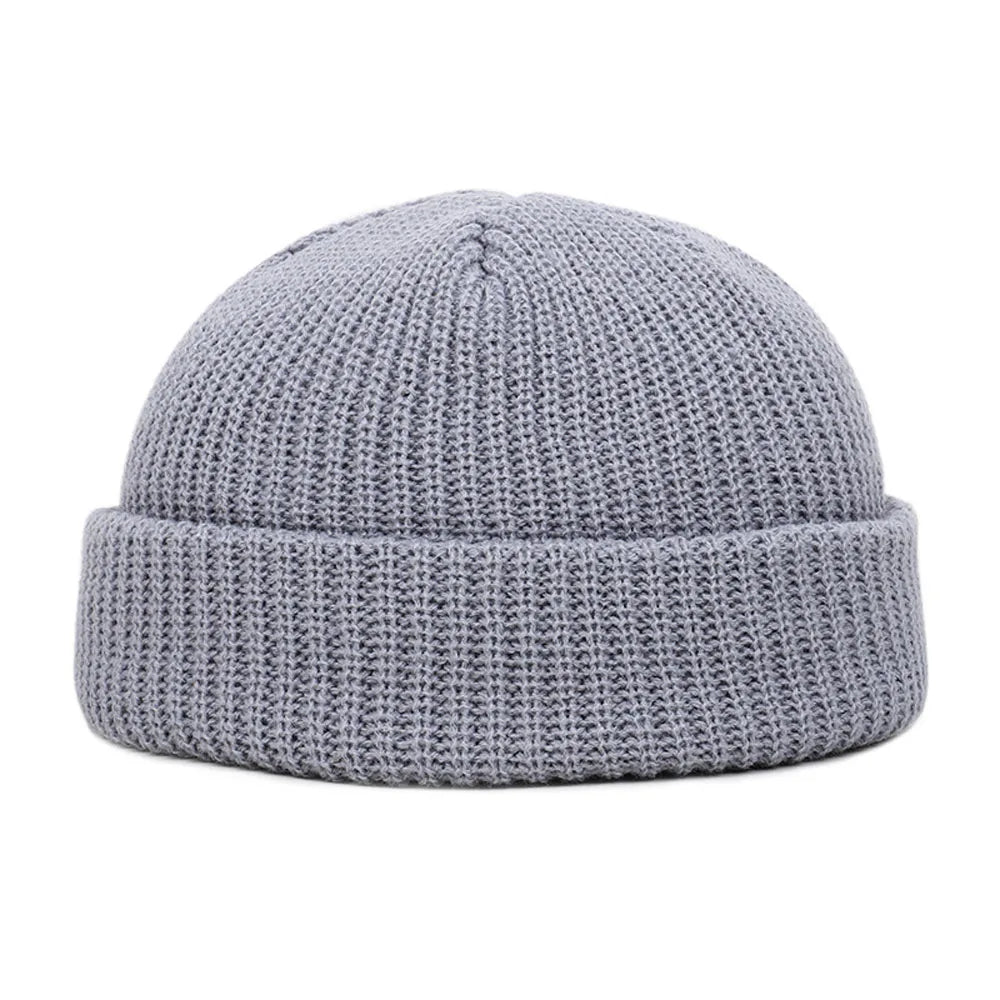 Winter Strickmütze – Kurze Hip Hop Cap | Unisex Elastische Wollmütze für Damen & Herren Kaufschwan®