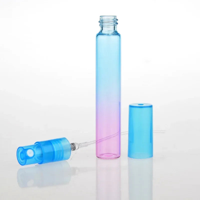 6PCS 8ML Colorful Glass Perfume Bottle Thin Glass Water Spray Bottle Vials Empty Cosmetic Containers For Travel Kaufschwan®