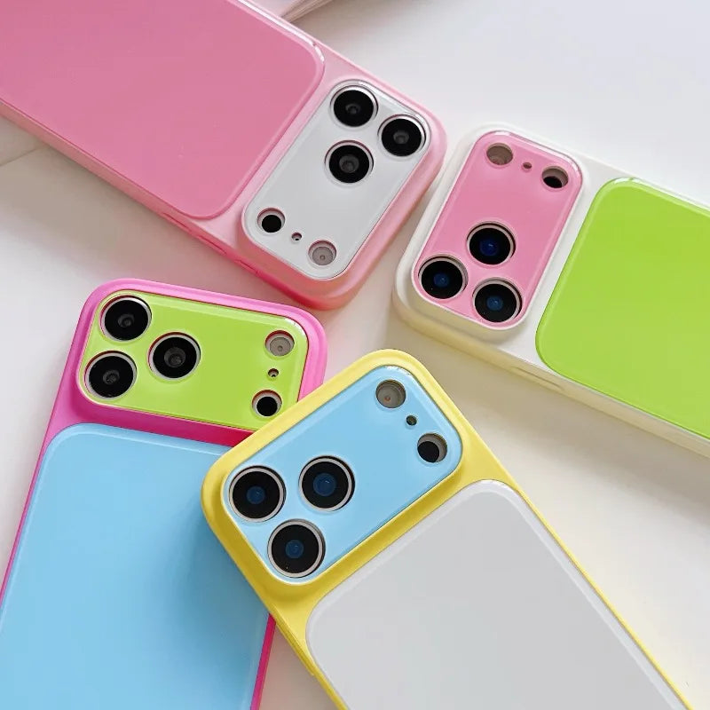 Farbenfrohe Kontrast-Schutzhülle für iPhone 18 Pro & iPhone 18 Pro Max – Sommerliche Hülle mit Fallschutz Kaufschwan®