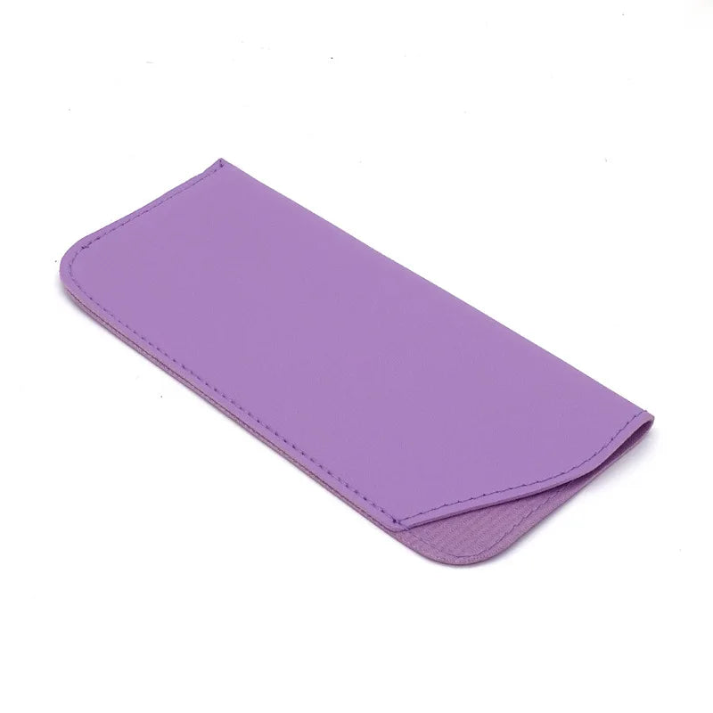 PU Leder Brillenetui – Sonnenbrillen und Lesebrillen Schutzhülle Tasche Kaufschwan® Lavendel