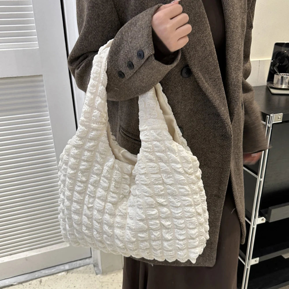 Elegante Falten Cloud Handtasche – Damen Schultertasche in Bonbonfarben | Große Kapazität Tote Bag für Alltag & Shopping Kaufschwan®