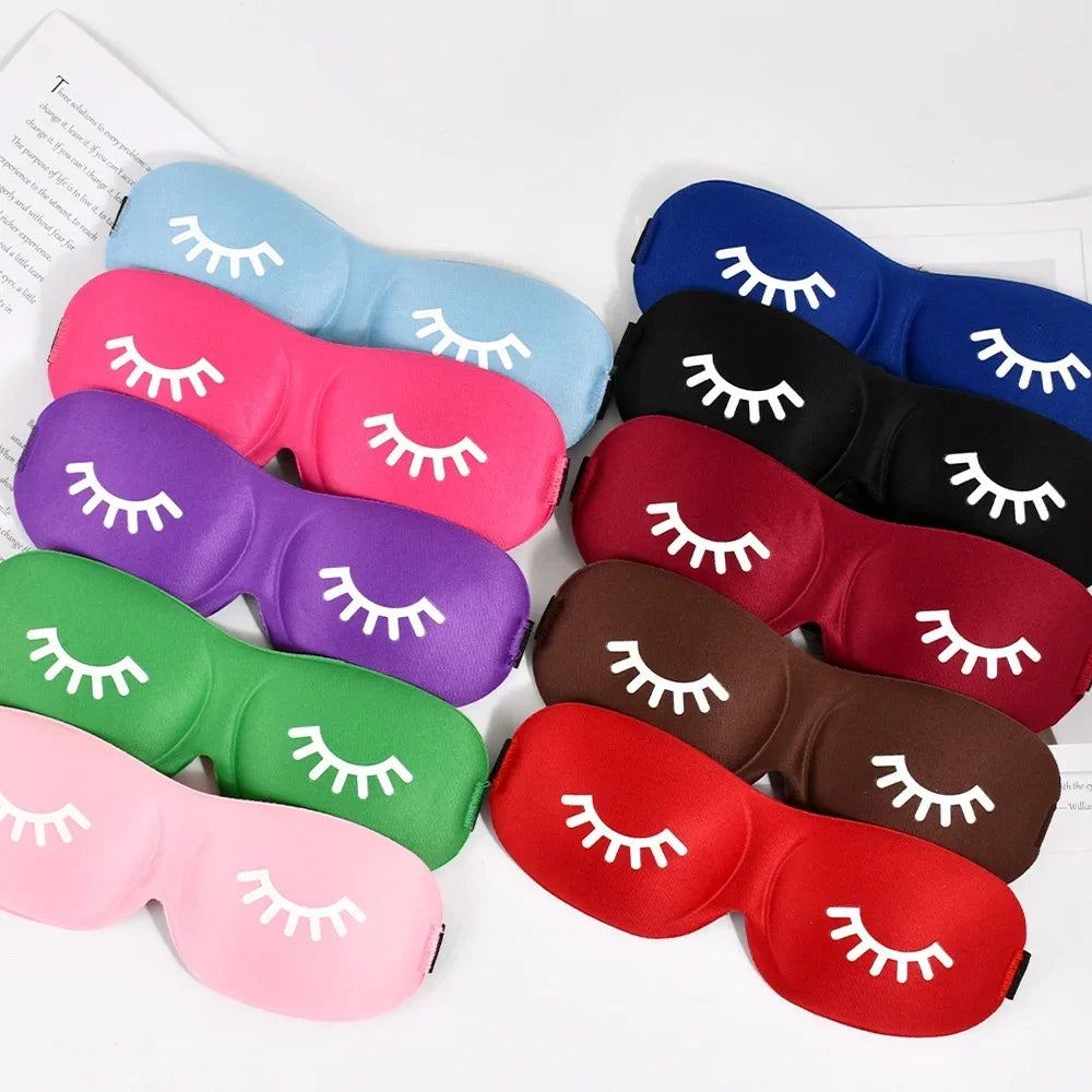 3D Schlafmaske mit Beauty-Wimpern-Design | Schlafmaske | Augenbinde als Schlafhilfe für Reisen, Outdoor & Zuhause Kaufschwan®