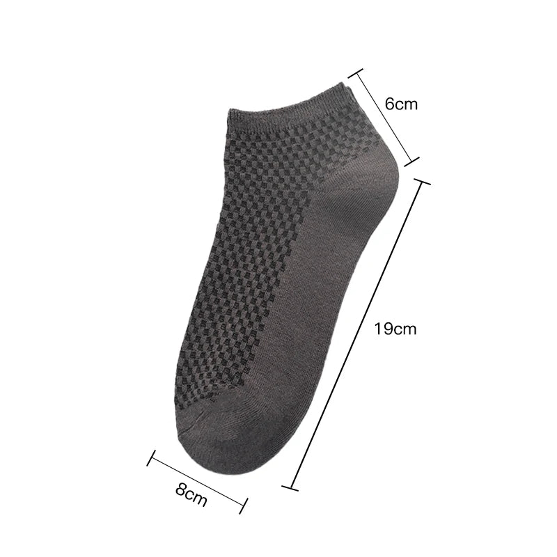 10 Paare Herren Businesssocken | Neuer Stil Schwarze Kurze Atmungsaktive Deodorant-Socken Kaufschwan®