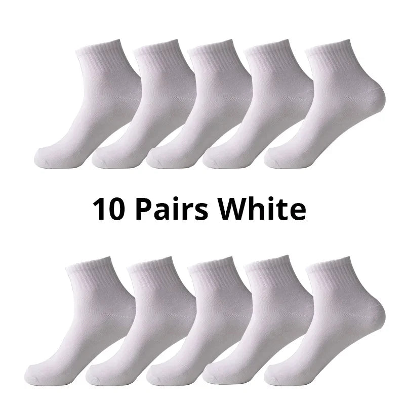 10 Paare Herren Atmungsaktive Komfort-Bürosocken | Freizeit- & Businesssocken für Sneaker & Arbeit | Ganzjahres Kaufschwan®