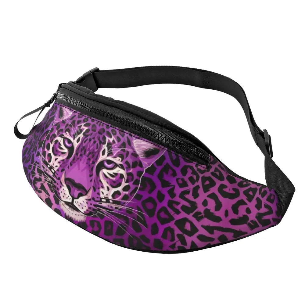 Leopardenmuster Gürteltasche – Unisex Hüfttasche | Cheetah Print Crossbody Bag für Laufen, Reisen & Handy Kaufschwan®