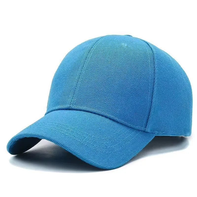 Blank Unisex Verstellbarer Dad Hat | Einfarbige Twill Baseballkappe | Günstiger Sonnenhut für Herren & Damen | Sommer, Herbst, Frühling Kaufschwan® Seeblau Adul(56-58cm)