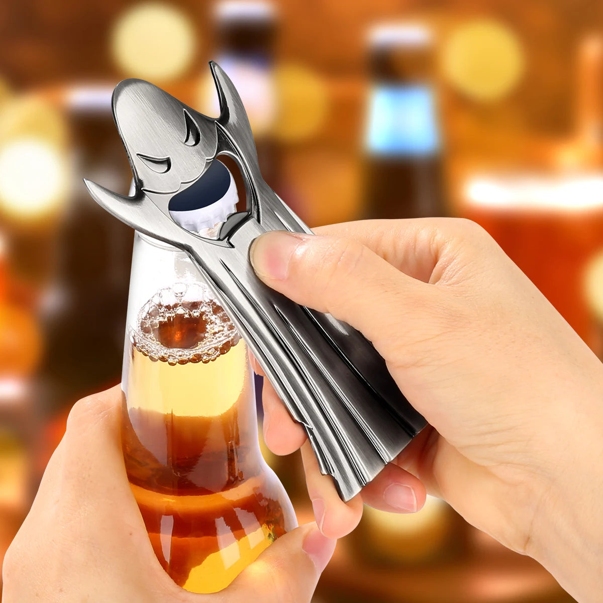 Geist Flaschenöffner – Halloween Metall Bar Werkzeug Geschenk Kaufschwan®