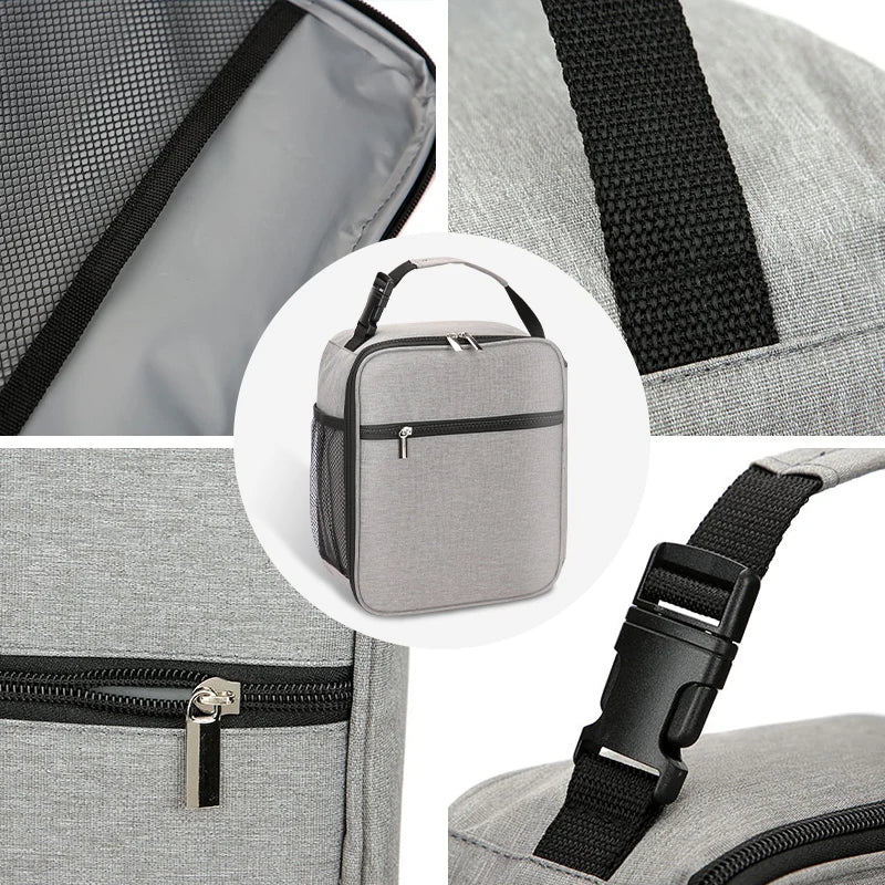 Tragbare Isolierte Lunchbox Tasche mit Großem Fassungsvermögen – Wiederverwendbare Kühltasche für Damen & Herren | Wasserdichtes Oxford-Gewebe Kaufschwan®