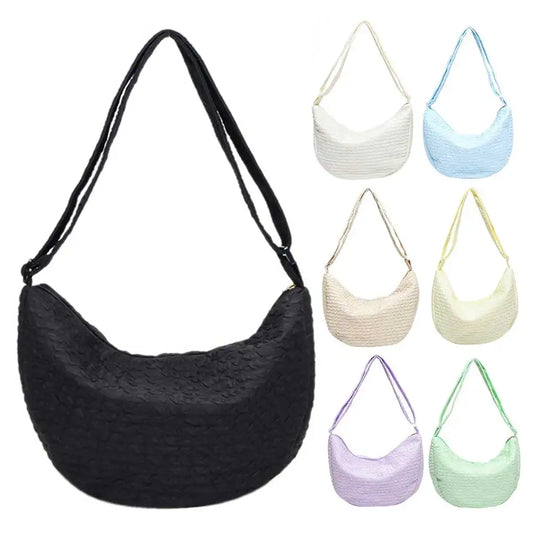 Damen Crescent Schultertasche – Trendige Hobo Crossbody Tasche mit Verstellbarem Riemen | Alltag, Reisen & Shopping Kaufschwan®