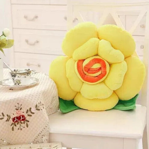 3D Rosen-Kissen | Plüsch-Blumenkissen | Simulierte Rosen-Matte | Romantisches Geschenk zum Valentinstag Kaufschwan®