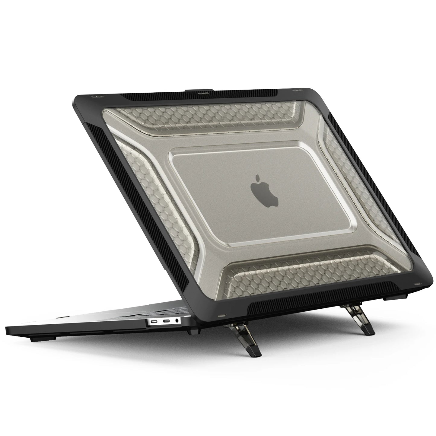 Outdoor Laptop Hülle für MacBook Air & Pro – Schlanke Stoßfeste Hartschalen Schutzhülle Kaufschwan® Schwarz Pro 16 M1 M2 M3 M4 M5