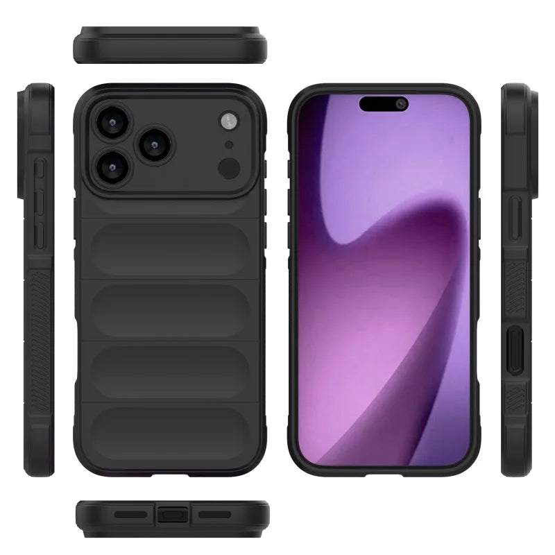 Weiche Stoßfeste Armor-Schutzhülle für iPhone 18 Pro & iPhone 18 Pro Max – Rückhülle mit Rand- & Kameraschutz