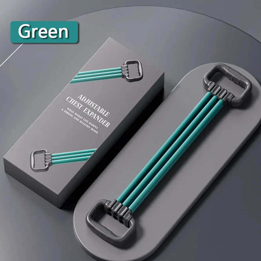 Verstellbares Trainingsgerät für Schultern, Rücken & Brust – Multifunktionales Elastikband für Armdehnung & Muskeltraining Zuhause Kaufschwan® Grün