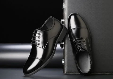 Herren Schnürschuhe mit Runder Spitze – Klassische Business- & Freizeitschuhe | Elegante Lederschuhe für Frühjahr & Herbst Kaufschwan®