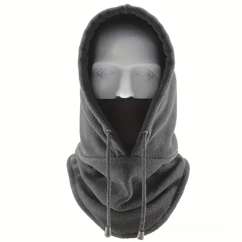 Winter Thermo-Fleece Kapuzenmütze – Winddichte Outdoor Skimaske | Unisex Halswärmer für Damen & Herren beim Radfahren & Wintersport