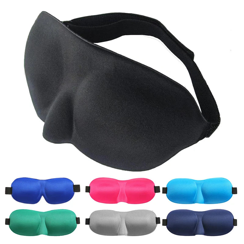 3D Schlafmaske Augenklappe | Weiche Gepolsterte Lichtblockierende Schlafmaske | Entspannungs- & Erholungshilfe Kaufschwan®