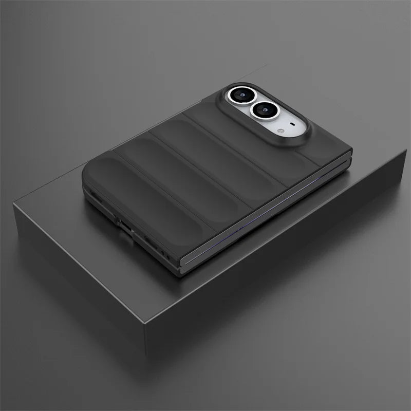 iPhone Duo Schutzhülle – Rutschfeste Matte PC-Hülle mit Stoß- und Kratzschutz Kaufschwan® Schwarz iPhone Duo