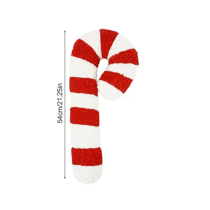 Weihnachten Zuckerstange Kissen | Weiches Sofakissen | Festliches Dekokissen für Weihnachten Kaufschwan®
