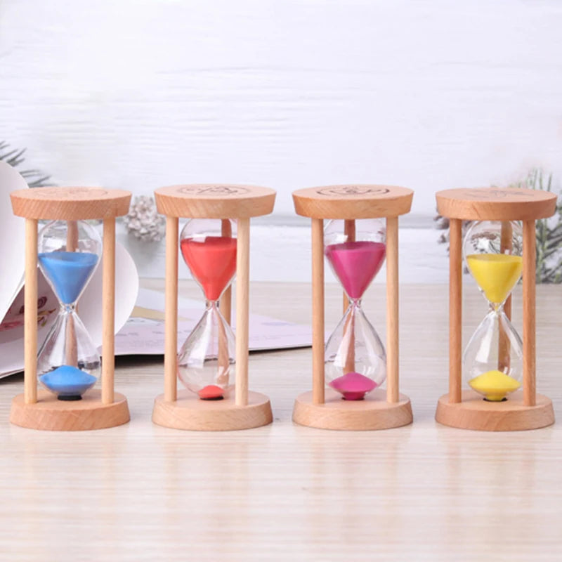 Holz Sanduhr Timer – Kreative Schreibtisch Dekoration & Moderne Wohn Sanduhr Geschenkidee
