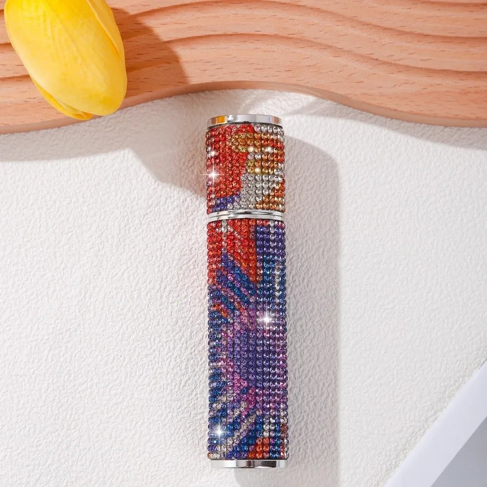 10ml Mini Parfüm Nachfüllflasche – Glitzer Diamond Spray Atomizer | Nachfüllbarer Reise-Parfümsprüher Kaufschwan® Design 8