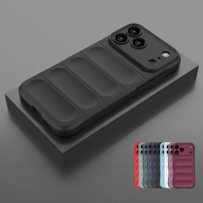 Weiche Stoßfeste Armor-Schutzhülle für iPhone 18 Pro & iPhone 18 Pro Max – Rückhülle mit Rand- & Kameraschutz Kaufschwan®
