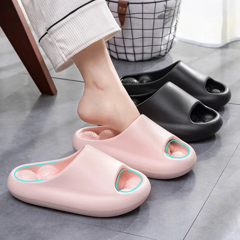 Ergonomische EVA Unisex Badezimmer-Hausschuhe | Wasserdicht & Massage-Funktion | Bequeme & Atmungsaktive Slippers Kaufschwan®