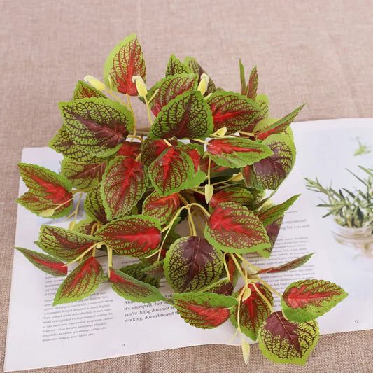 Kunststoff Künstliche Pflanzen für Wohndekoration – Künstliches Wandgras & Grünpflanzen für Garten, Dschungelparty & Innenraumgestaltung Kaufschwan®